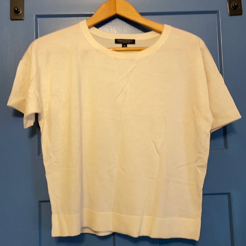 Off white banana republic wool shirt